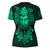 Viking Clothing Viking Odin Raven Tattoo Style Green Version V Neck T shirt RLT12 - Wonder Print Shop