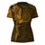 Viking Clothing Vegvisir With Raven Viking Compass Gold Version V Neck T shirt RLT12 - Wonder Print Shop
