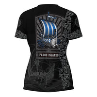 Viking Clothing Viking Drakkar Faroe Islands Warship V Neck T shirt RLT12 - Wonder Print Shop
