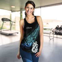 Aotearoa Women Racerback Tank Fern Mix Manaia Matau LT13 - Wonder Print Shop