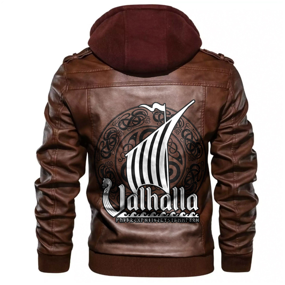 Viking Valhalla Preya Leather Jacket RLT12 - Wonder Print Shop