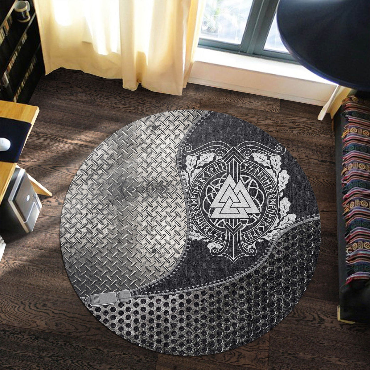 viking-carpet-valknut-and-scandinavian-runes-round-carpet