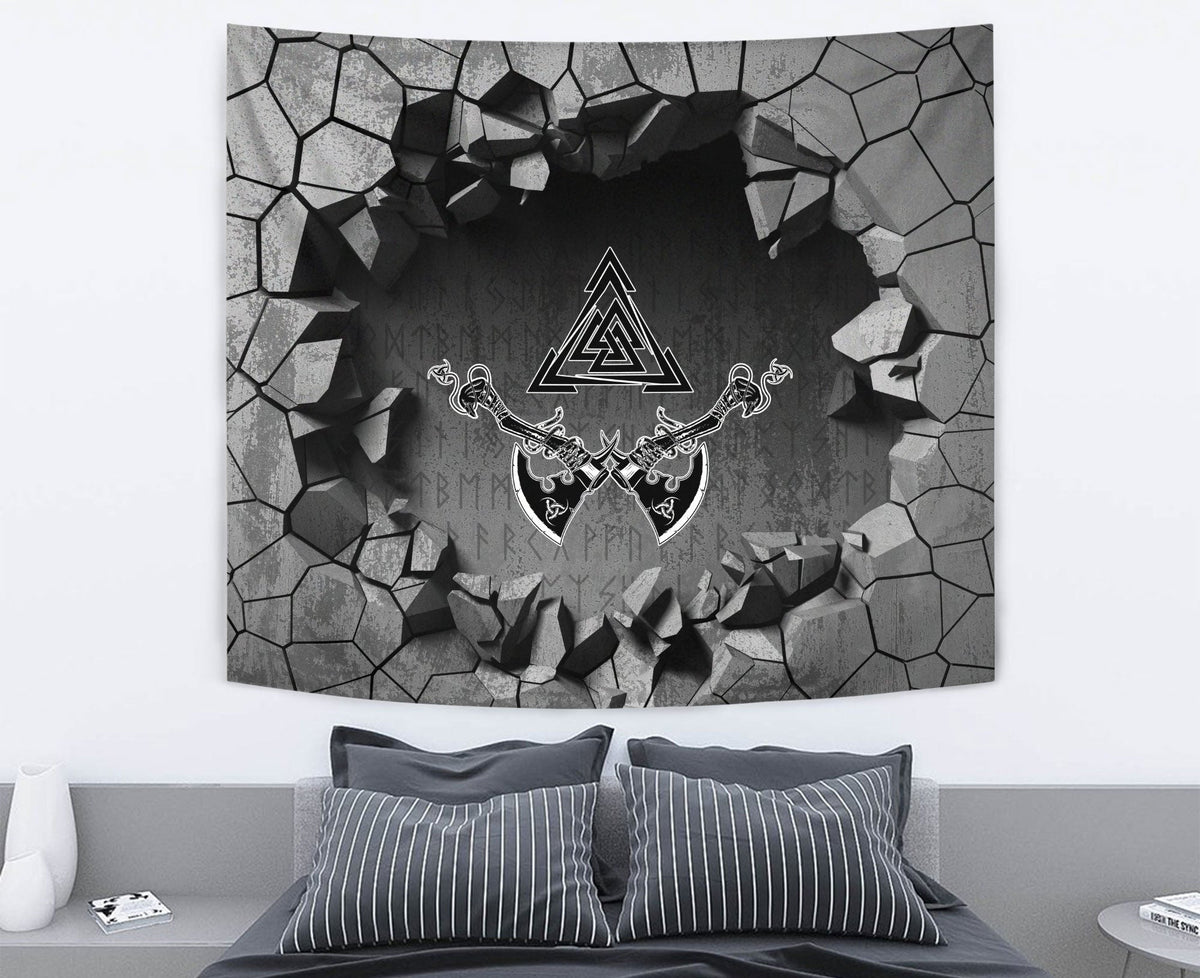 Viking Tapestry - Valknut 2 Tapestry RLT12 - Wonder Print Shop