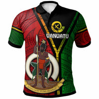 Vanuatu Polo Shirt Custom Vanuatu Flag Style Polo Shirt LT10 - Wonder Print Shop