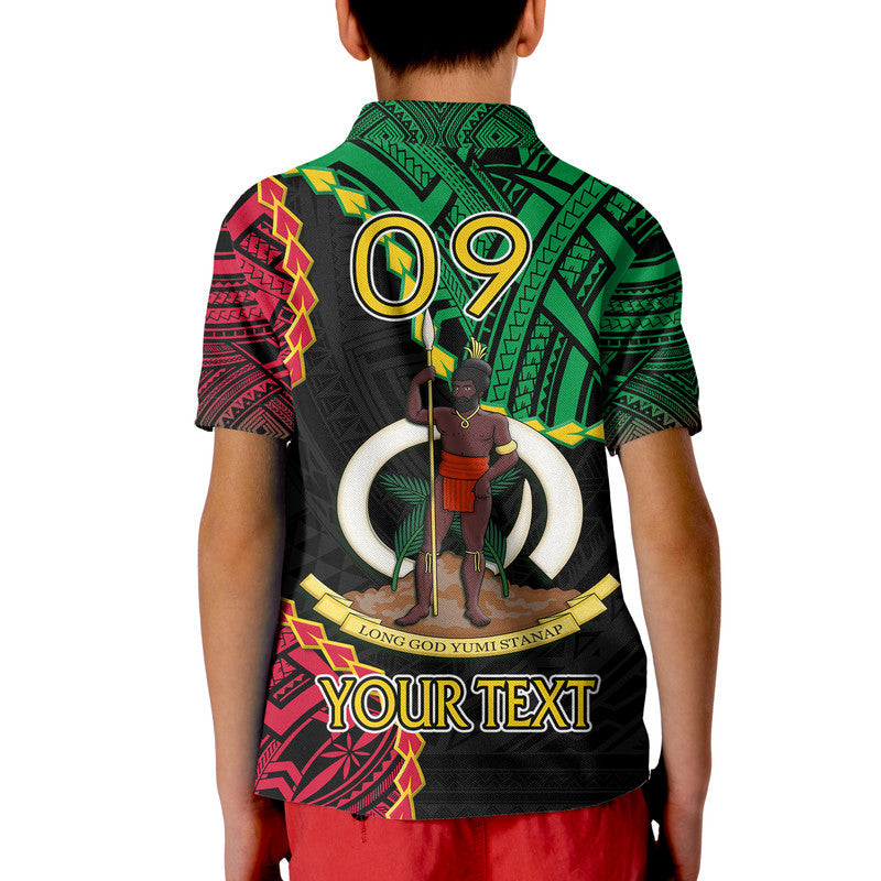 Custom Vanuatu Polo Shirt Basic Coat Of Arms - Wonder Print Shop