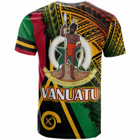 Vanuatu T Shirt Custom Polynesian Grunge Texture Style T Shirt LT10 - Wonder Print Shop