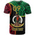 Custom Vanuatu T Shirt Basic Coat Of Arms - Wonder Print Shop