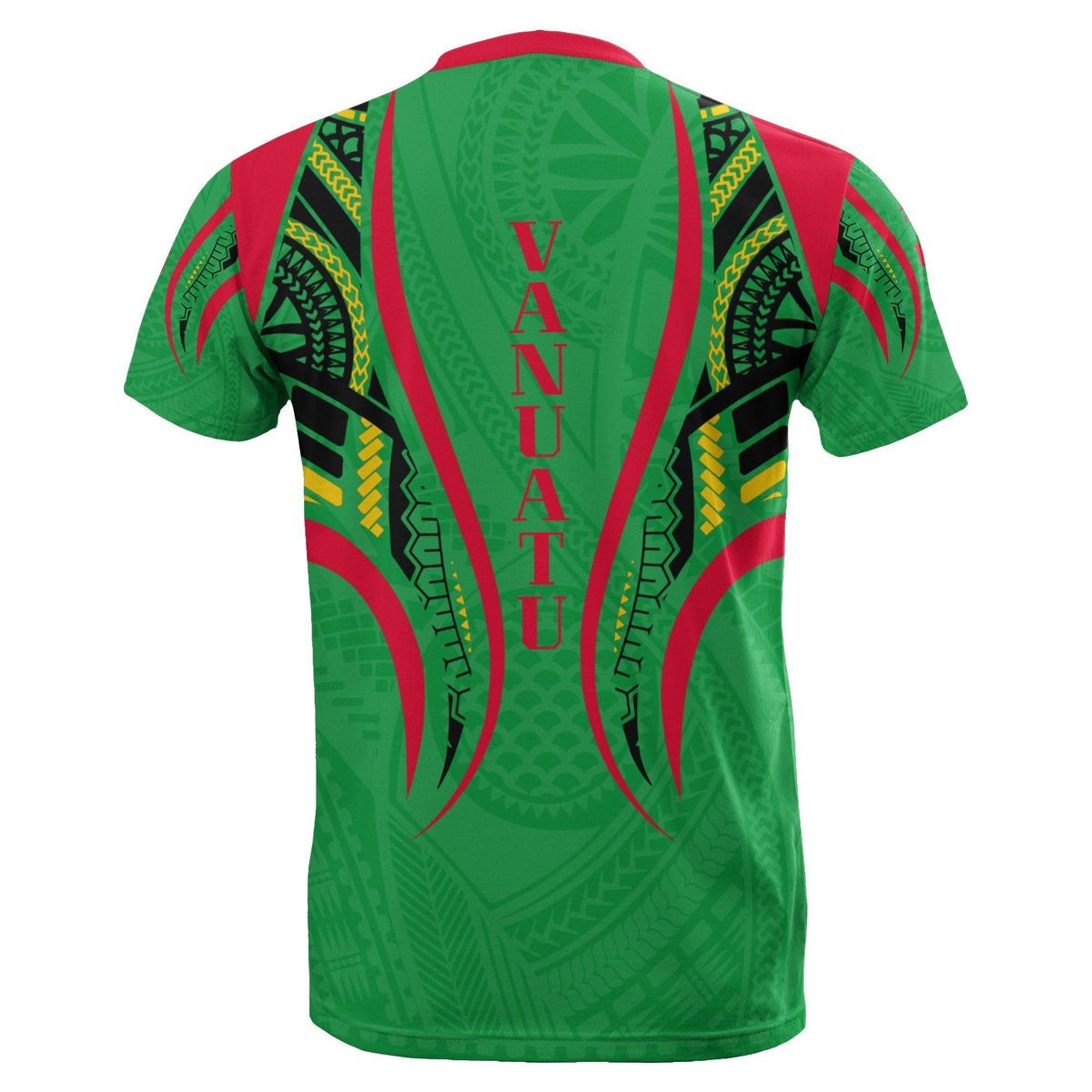 Vanuatu T Shirt Vanuatu Coat Of Arms Polynesian Stylized - Wonder Print Shop