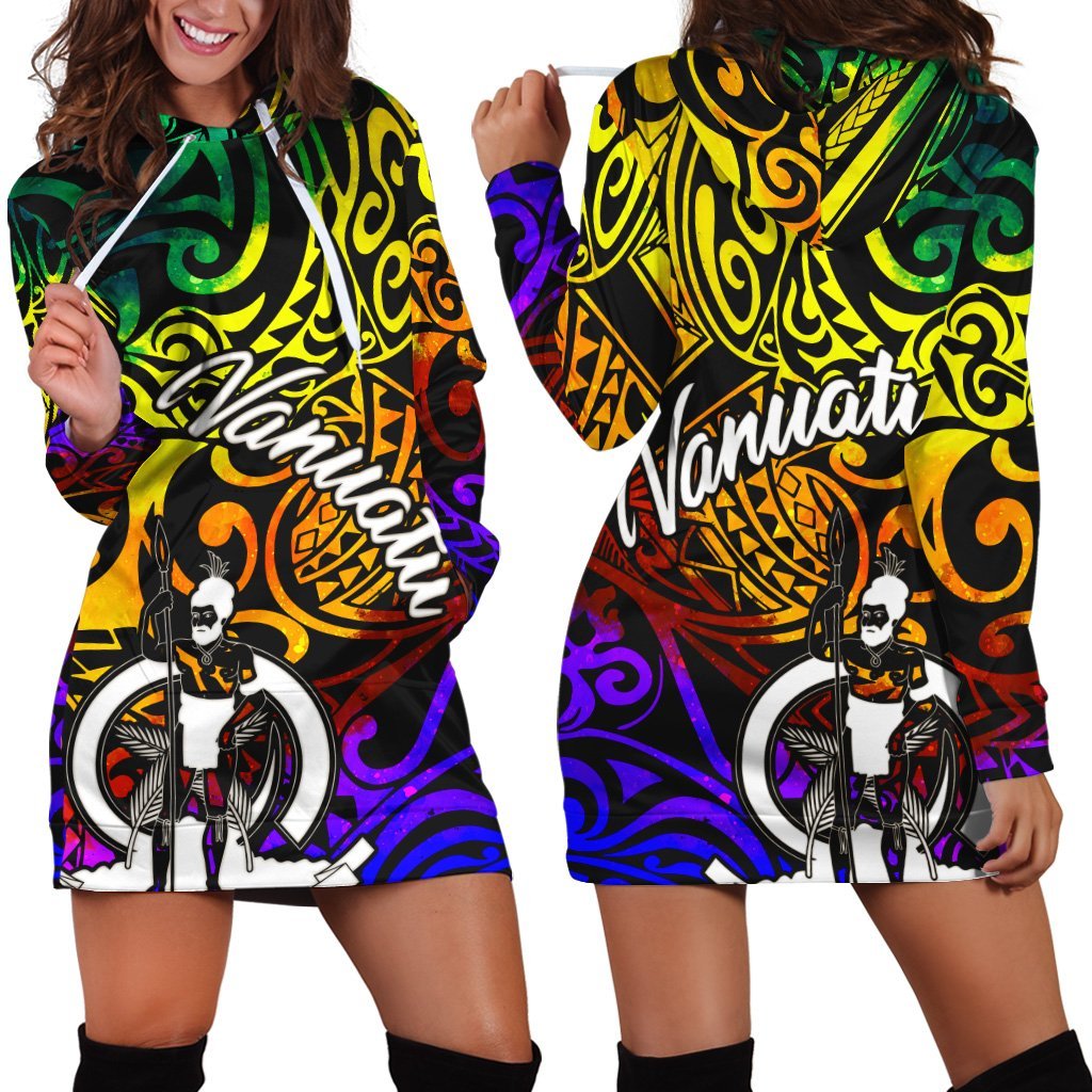 vanuatu-women-hoodie-dress-rainbow-polynesian-pattern
