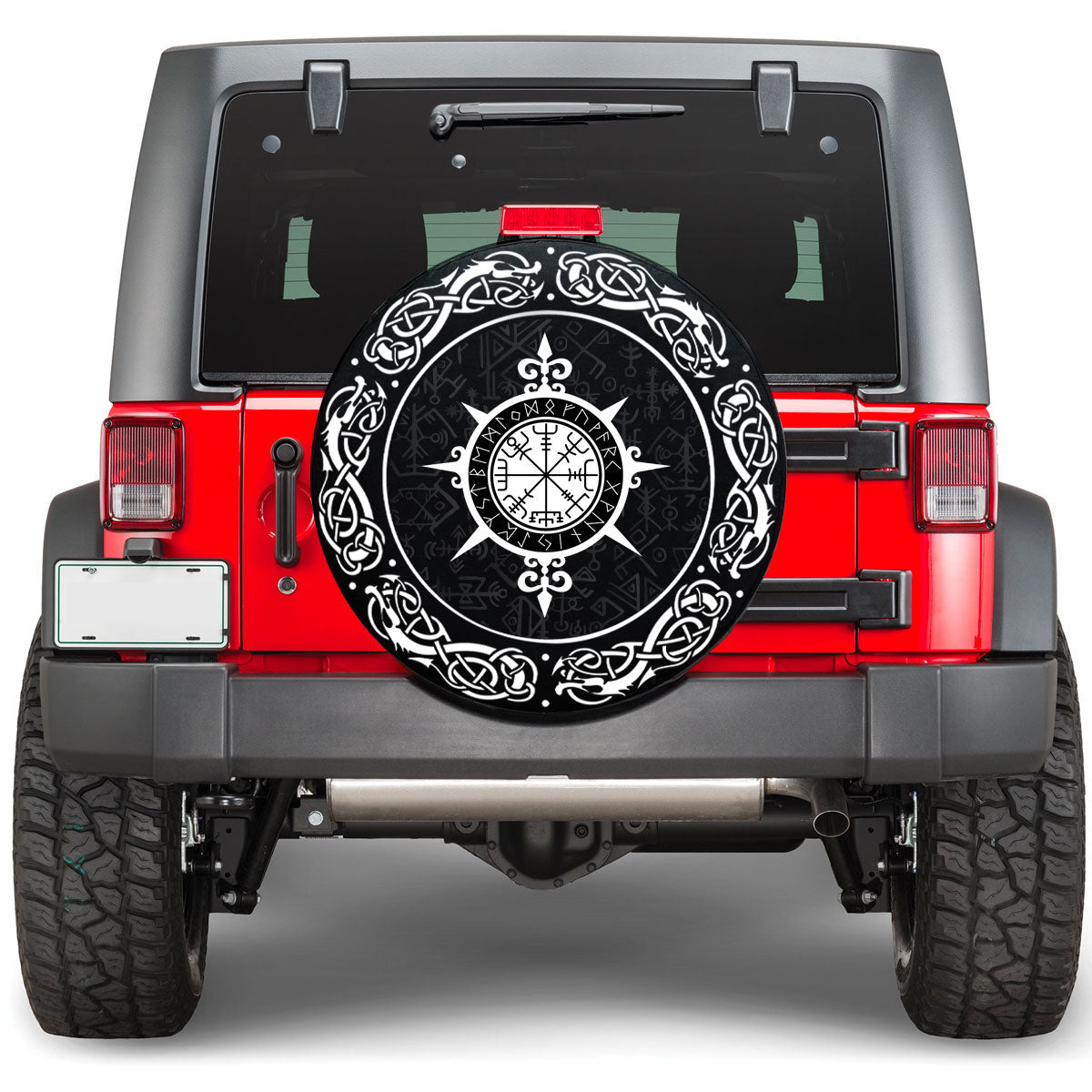 Viking Vegvisir Viking Spare Tire Cover RLT12 - Wonder Print Shop