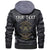 (Custom) Wonder Print Shop - Veteran Warrior Pride No Mercy Leather Jacket RLT12 - Wonder Print Shop
