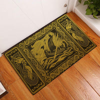 viking-doormat-rubber-base-doormat-celtic-drakkar-golden