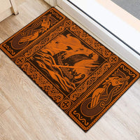 viking-doormat-rubber-base-doormat-celtic-drakkar-orange