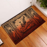 viking-doormat-rubber-base-doormat-celtic-drakkar-special-orange
