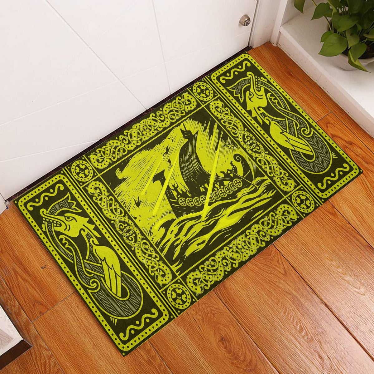viking-doormat-rubber-base-doormat-celtic-drakkar-yellow