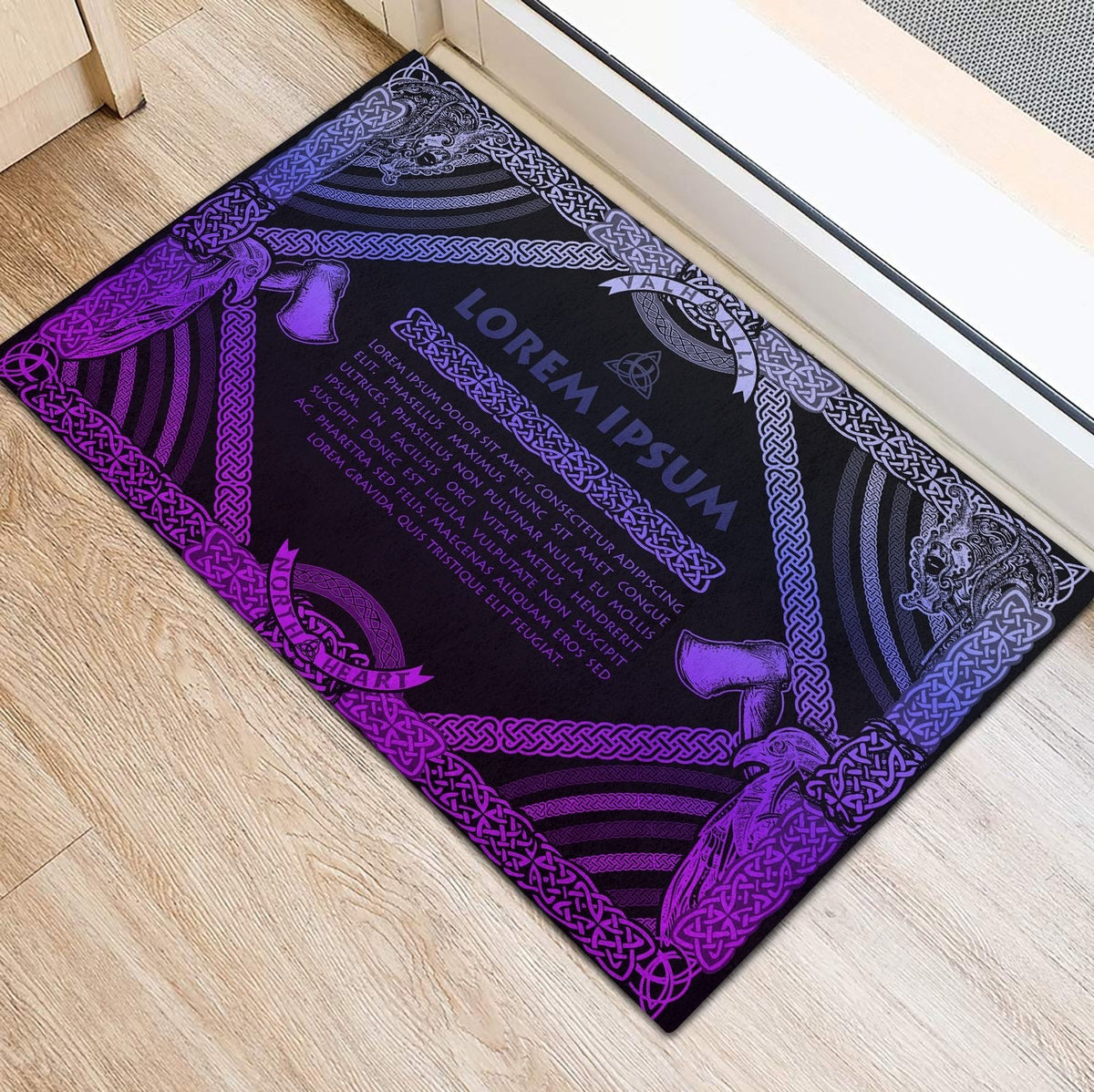 viking-doormat-rubber-base-doormat-celtic-northern-mythology-special-purple