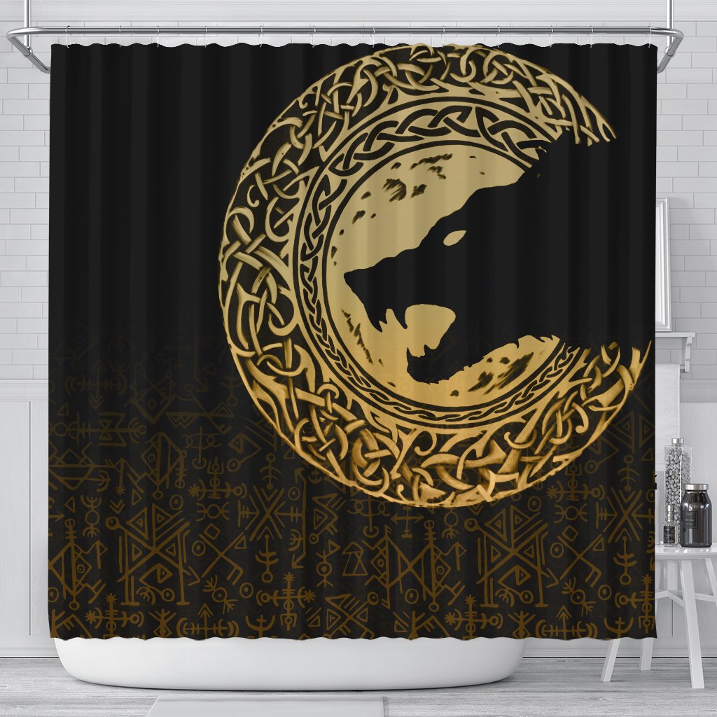 viking-shower-curtain-dark-wolf-special-gold