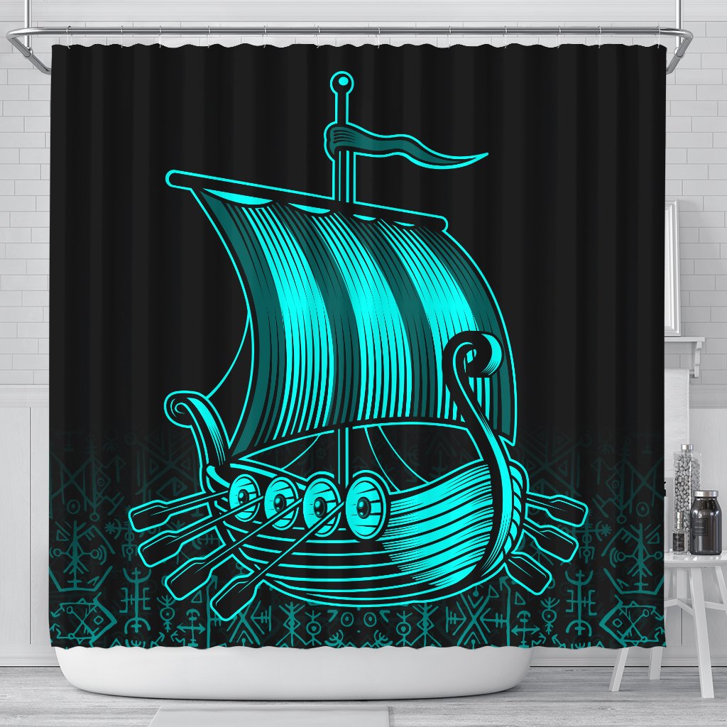 viking-shower-curtain-drakkar-cyan