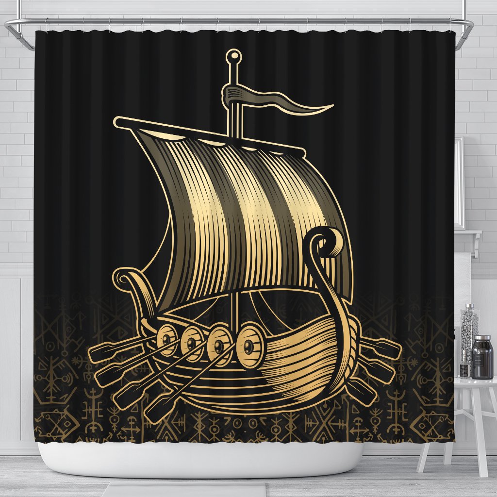 viking-shower-curtain-drakkar-special-gold