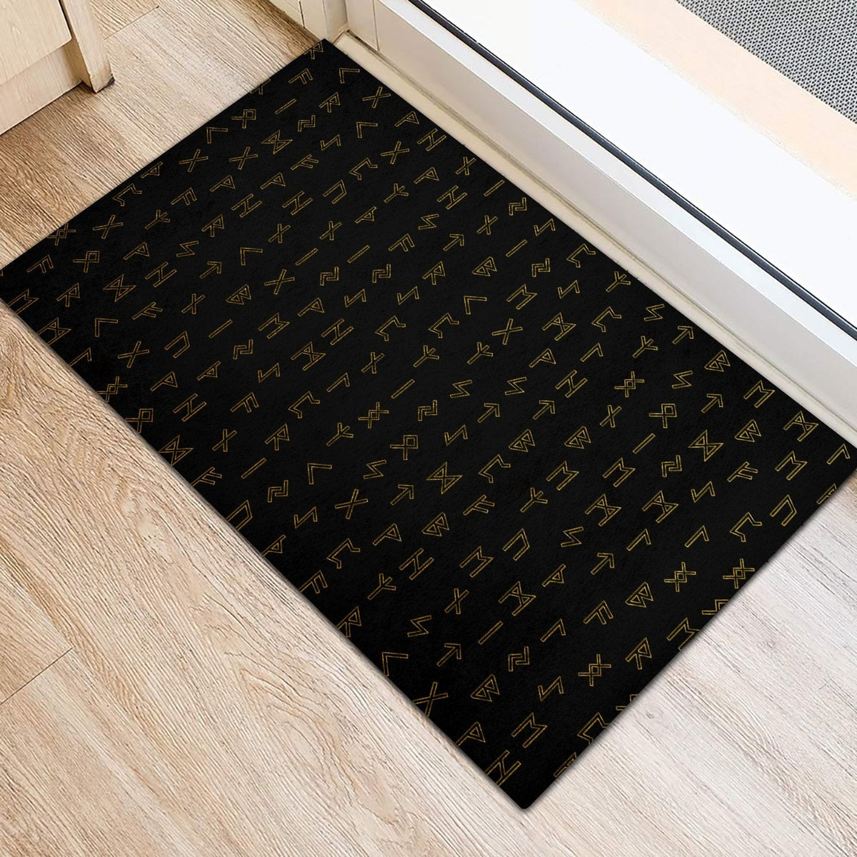 viking-doormat-rubber-base-doormat-elder-futhark-runes-golden