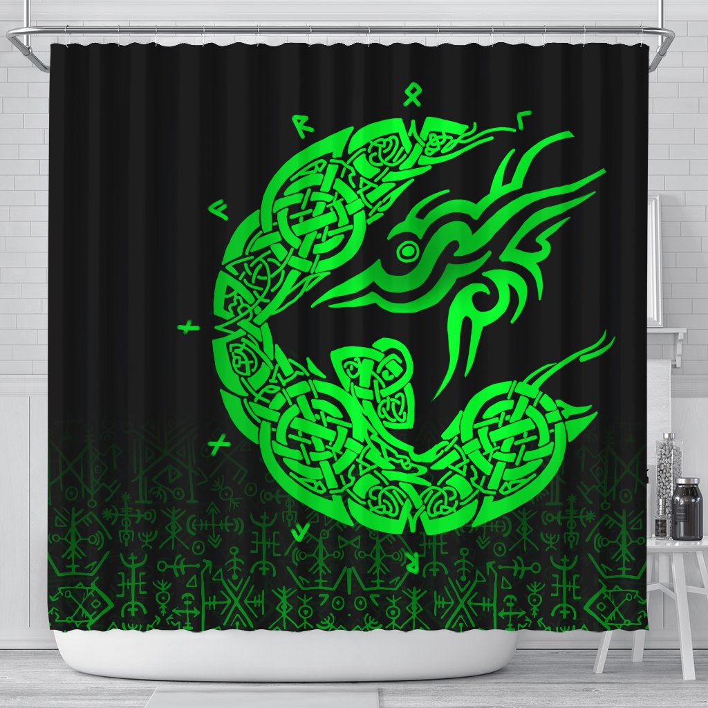 viking-shower-curtain-fenrir-green