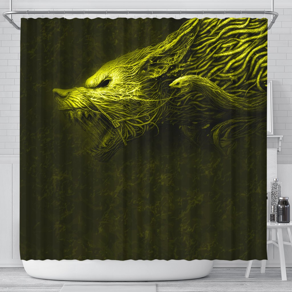 viking-shower-curtain-fenrir-wolf-yellow