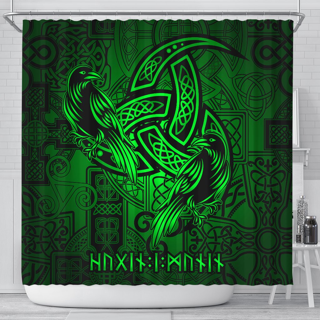 viking-shower-curtain-hugin-and-munin-green