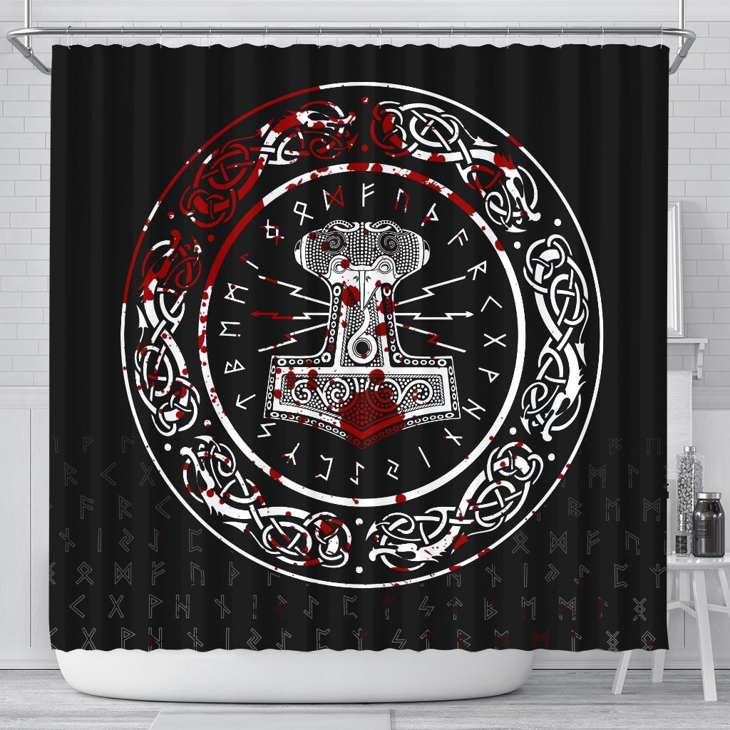 viking-shower-curtain-mjolnir-blood
