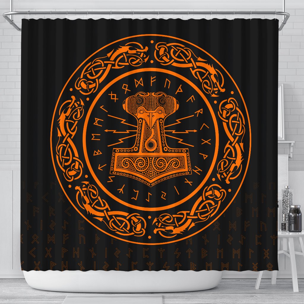 viking-shower-curtain-mjolnir-orange