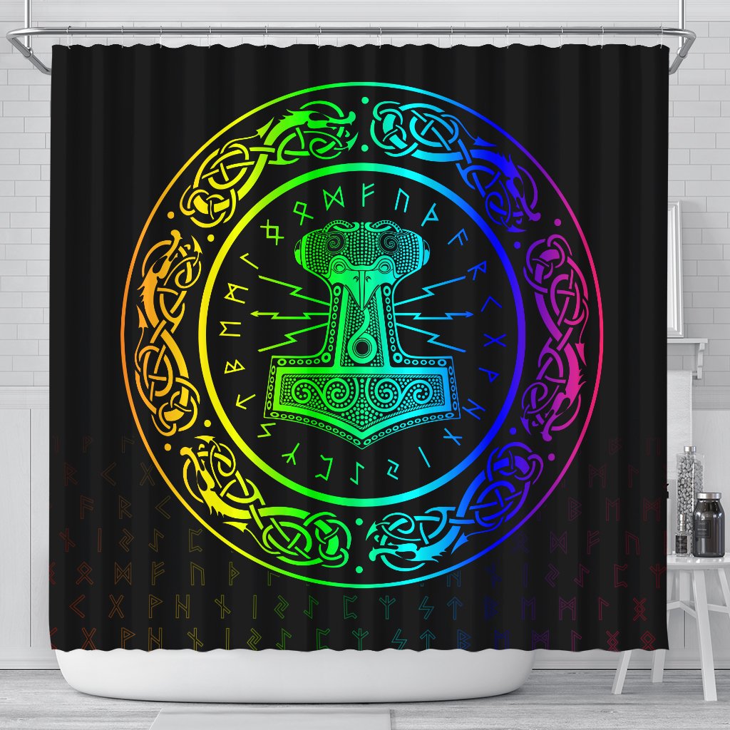 viking-shower-curtain-mjolnir-rainbow