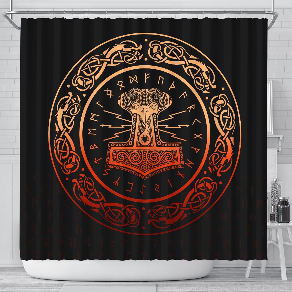 viking-shower-curtain-mjolnir-special-orange