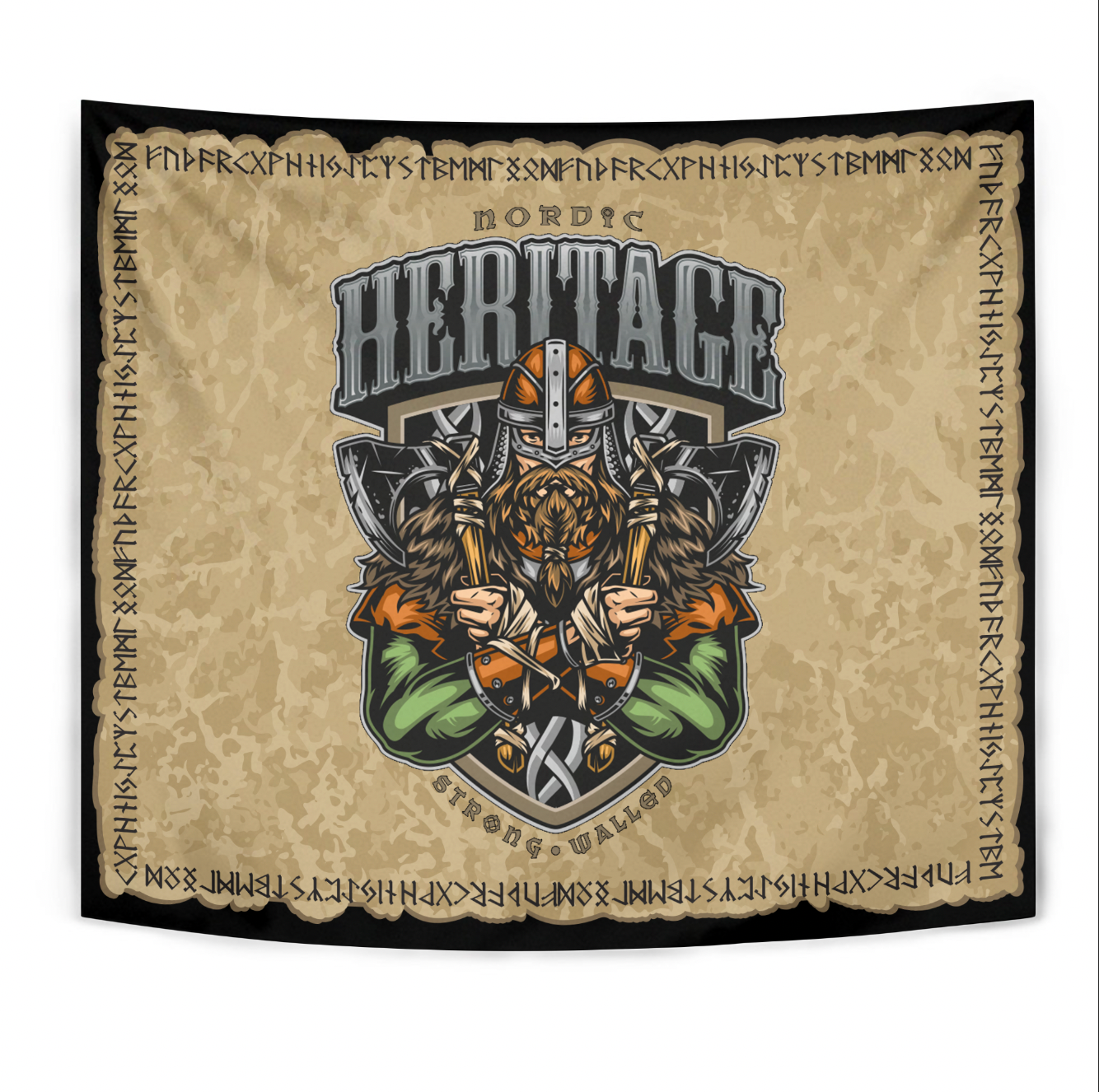 Viking Tapestry - Viking Nordic Heritage RLT12 - Wonder Print Shop
