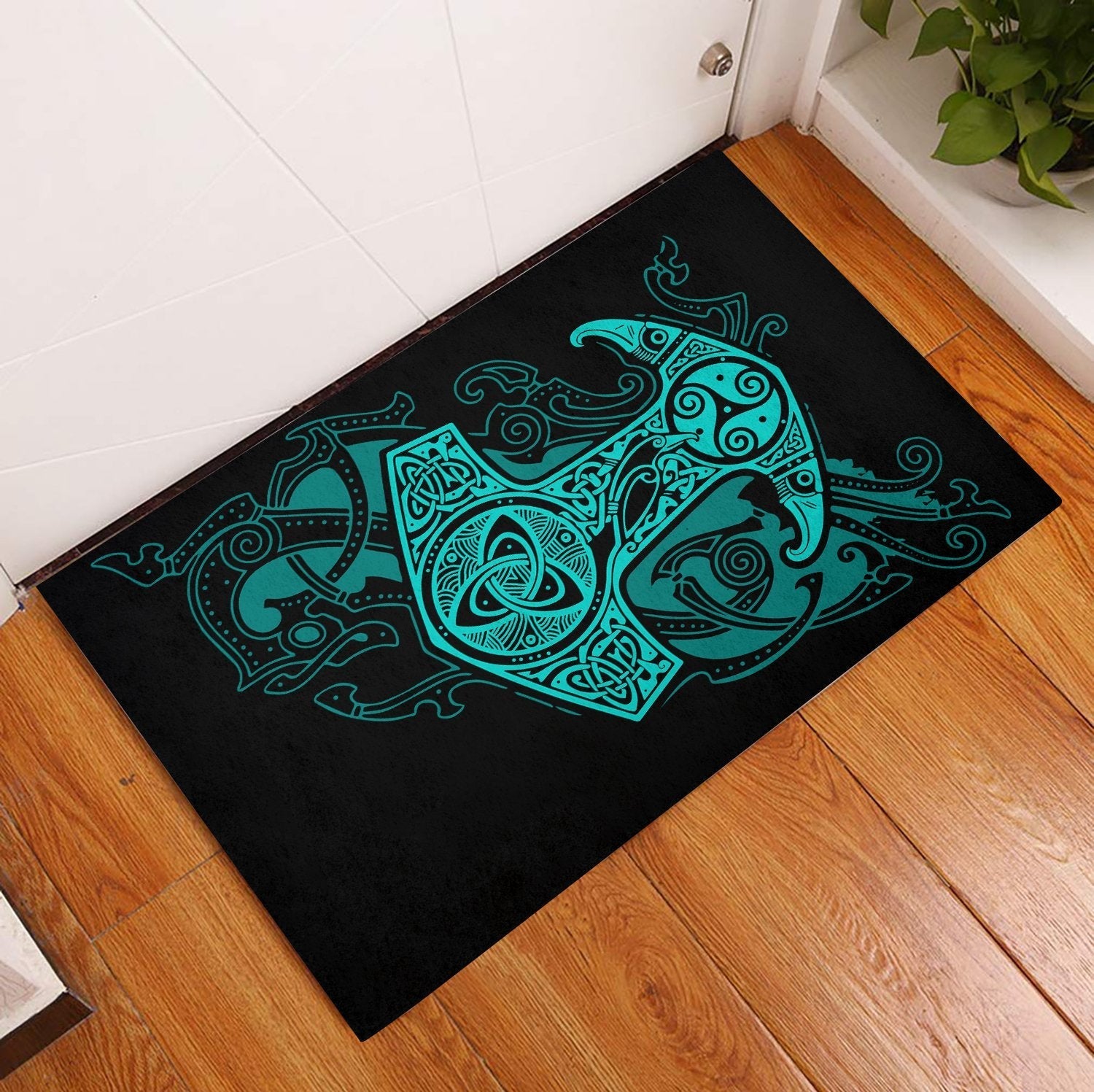 viking-doormat-rubber-base-doormat-pattern-cyan