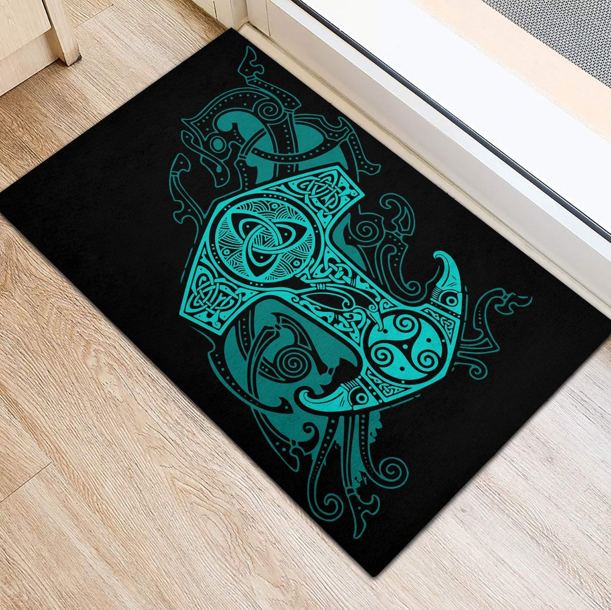 viking-doormat-rubber-base-doormat-pattern-cyan