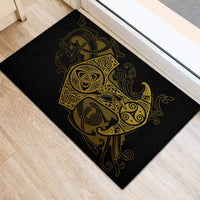 viking-doormat-rubber-base-doormat-pattern-golden