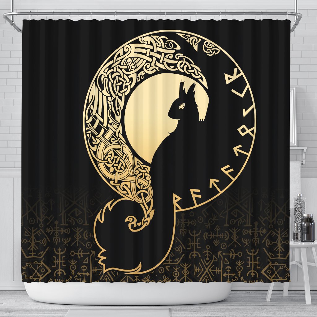 viking-shower-curtain-ratatoskr-special-gold