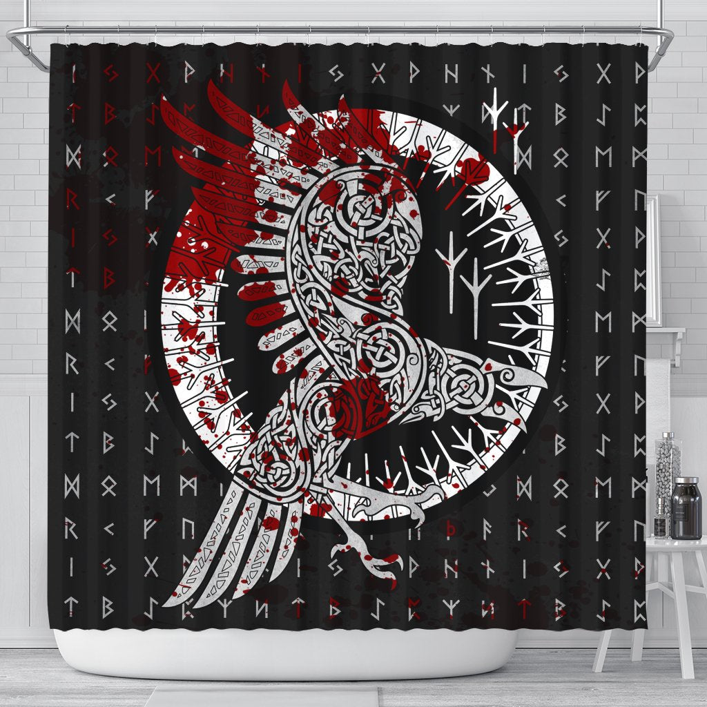 viking-shower-curtain-raven-celtic-blood