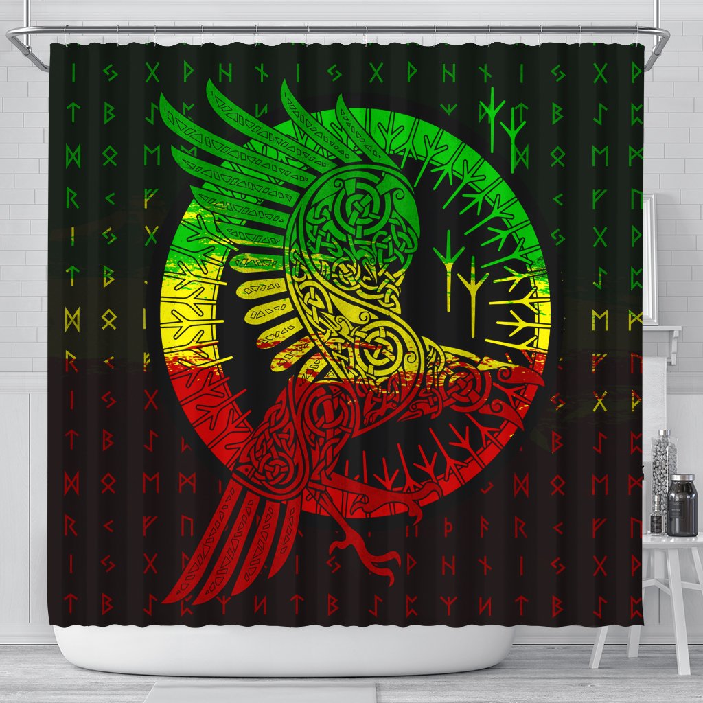 viking-shower-curtain-raven-celtic-reggae