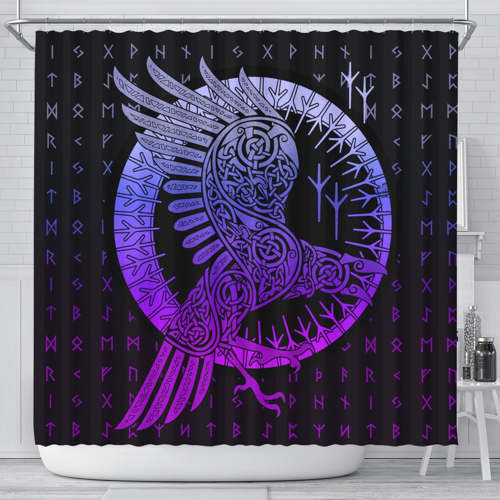 viking-shower-curtain-raven-celtic-special-purple