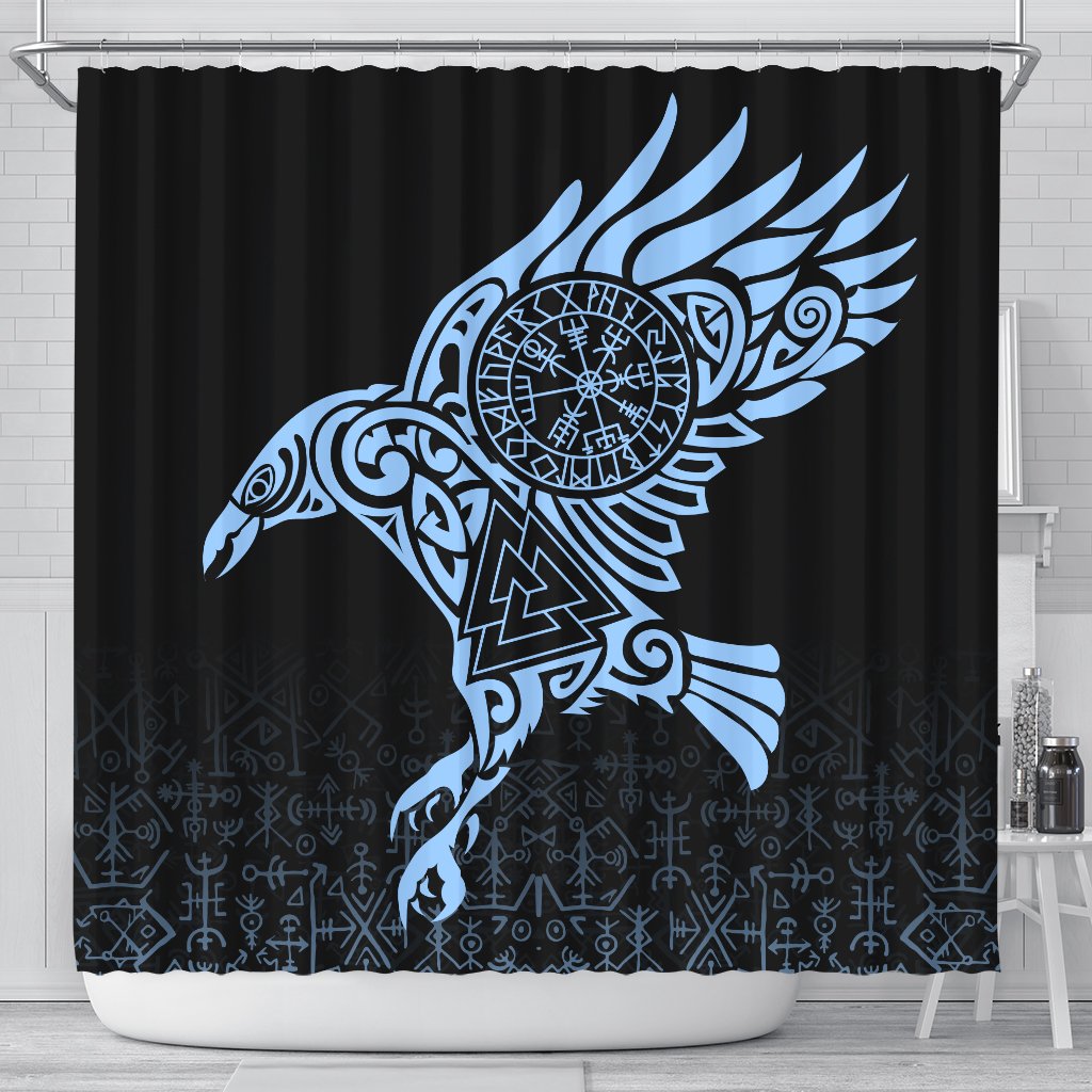 viking-shower-curtain-raven-odin-pastel