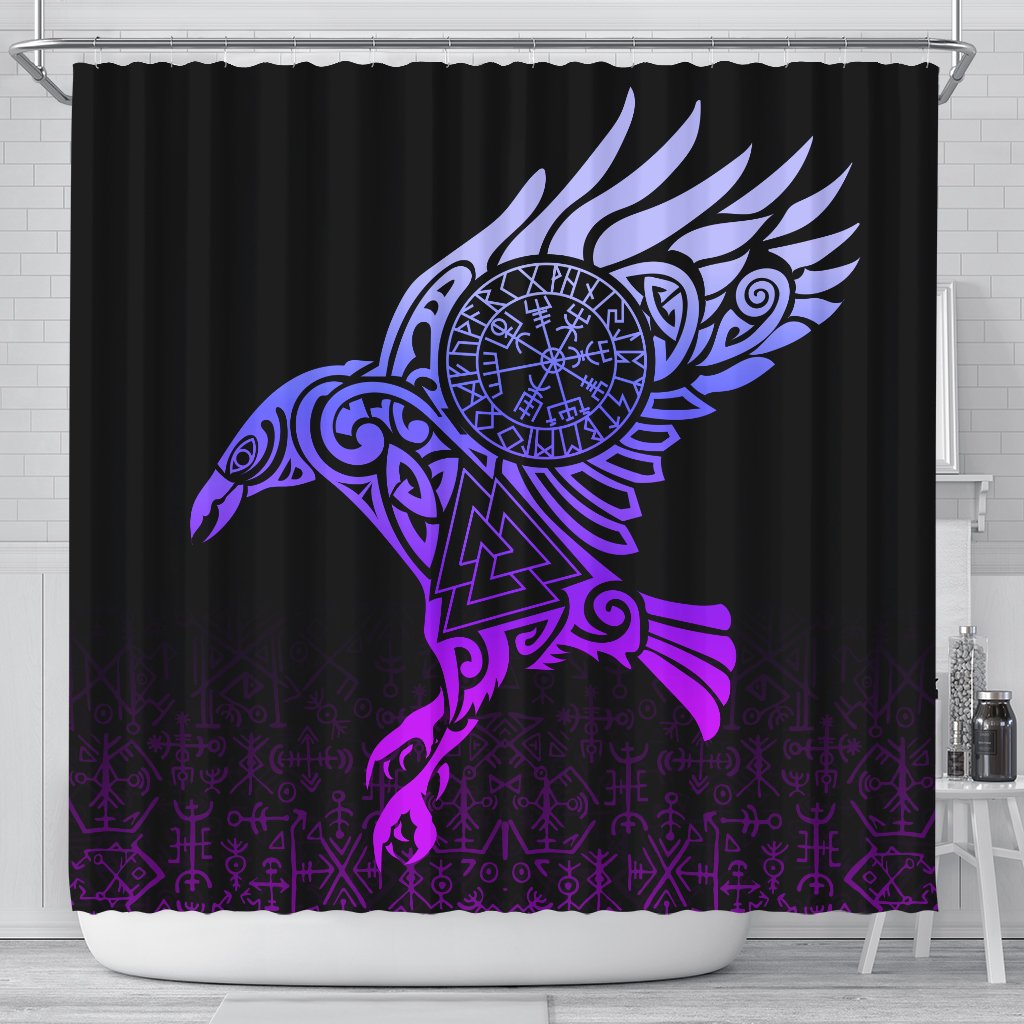 viking-shower-curtain-raven-odin-special-purple
