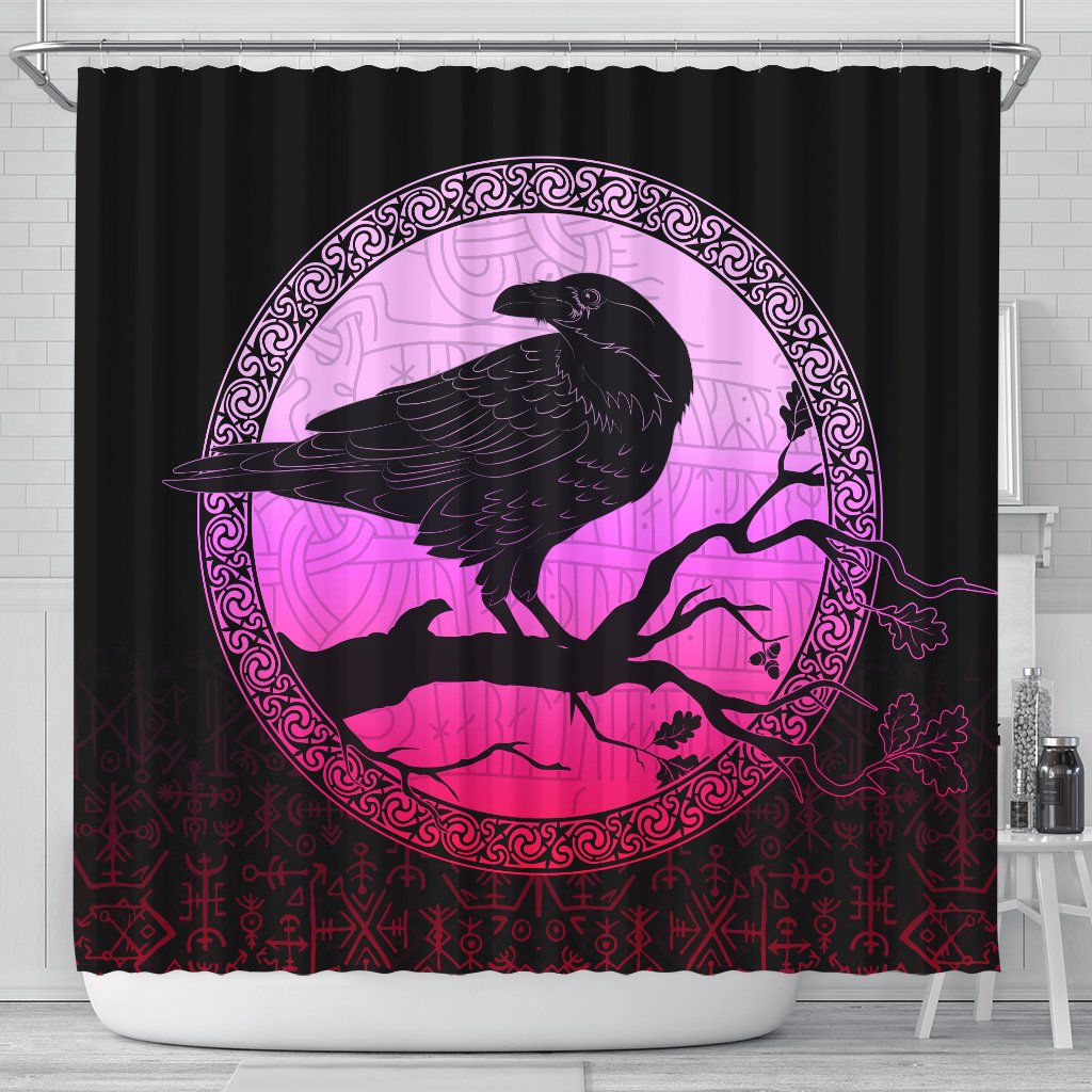 viking-shower-curtain-raven-special-pink