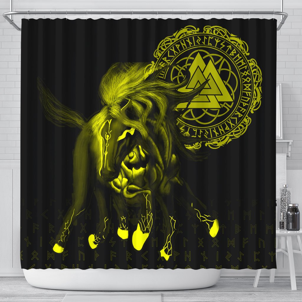 viking-shower-curtain-sleipnir-odin-yellow