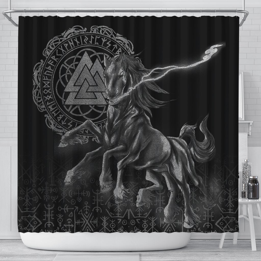 viking-shower-curtain-sleipnir-silver