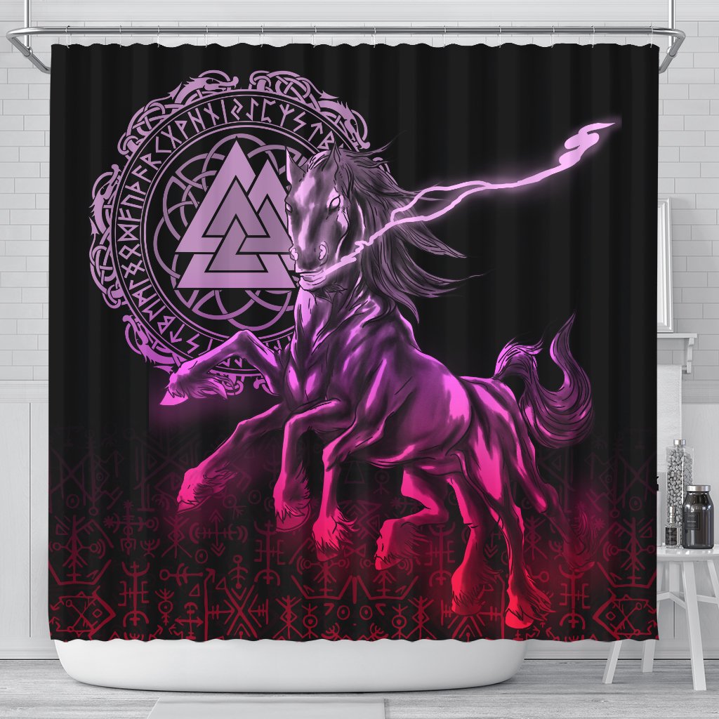 viking-shower-curtain-sleipnir-special-pink