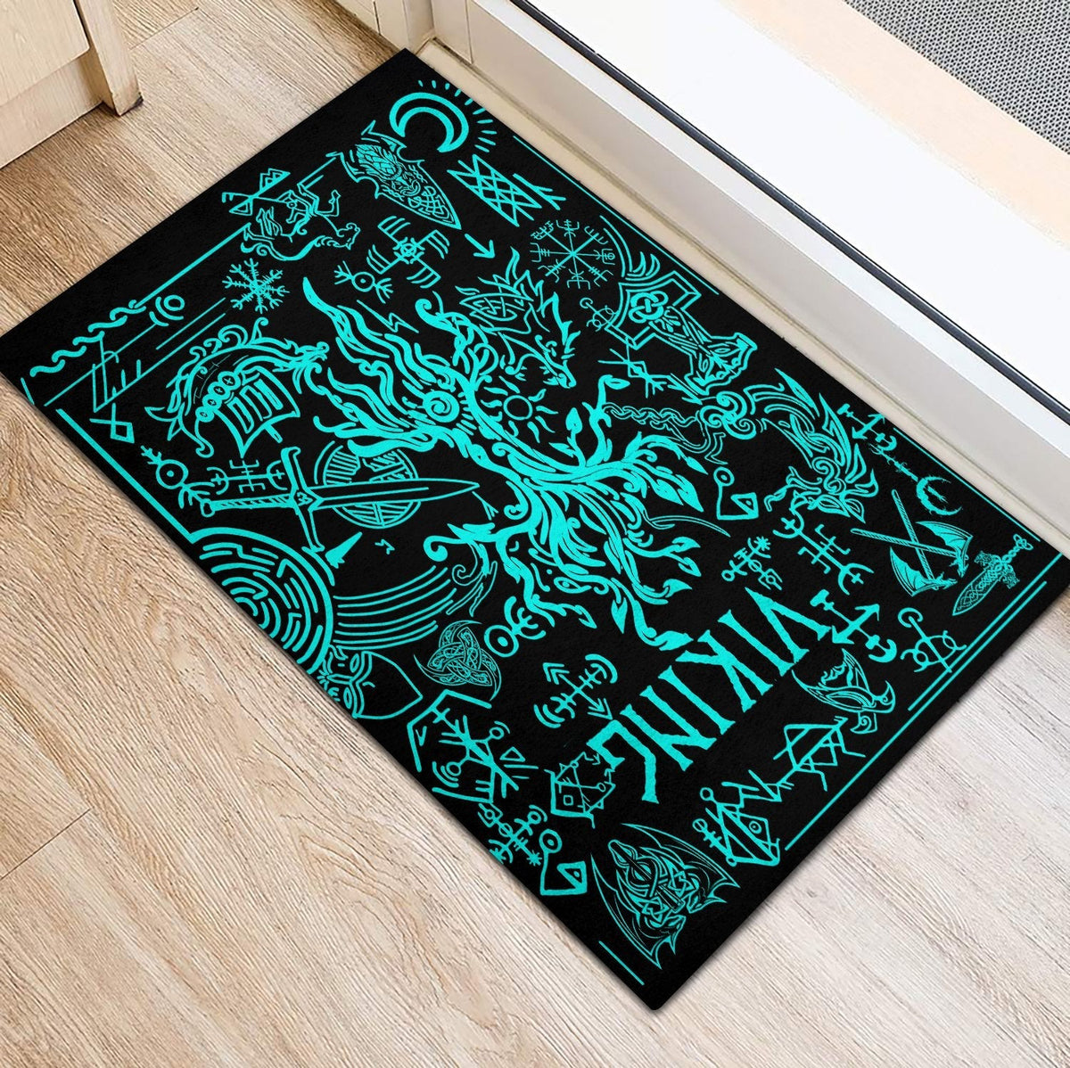 viking-doormat-rubber-base-doormat-viking-symbol-cyan