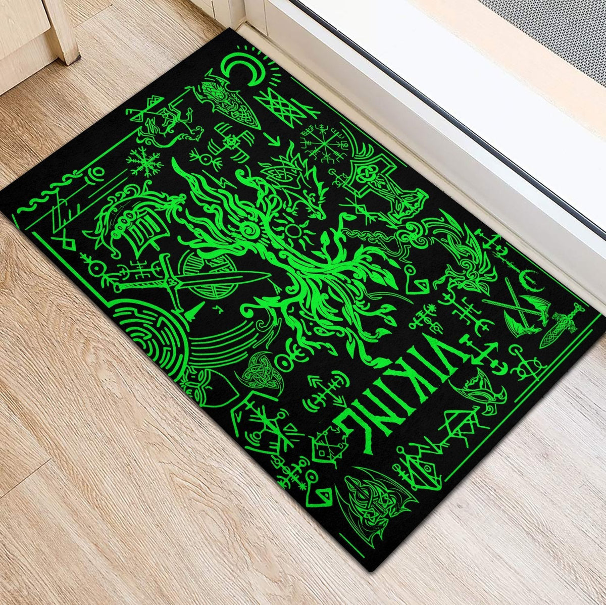 viking-doormat-rubber-base-doormat-viking-symbol-green