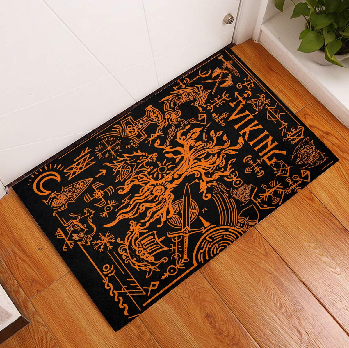viking-doormat-rubber-base-doormat-viking-symbol-orange