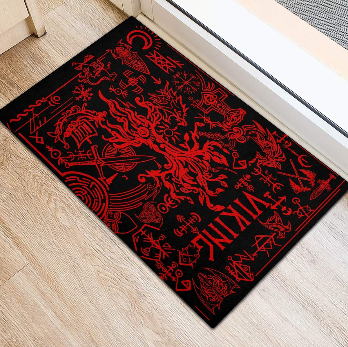 viking-doormat-rubber-base-doormat-viking-symbol-red