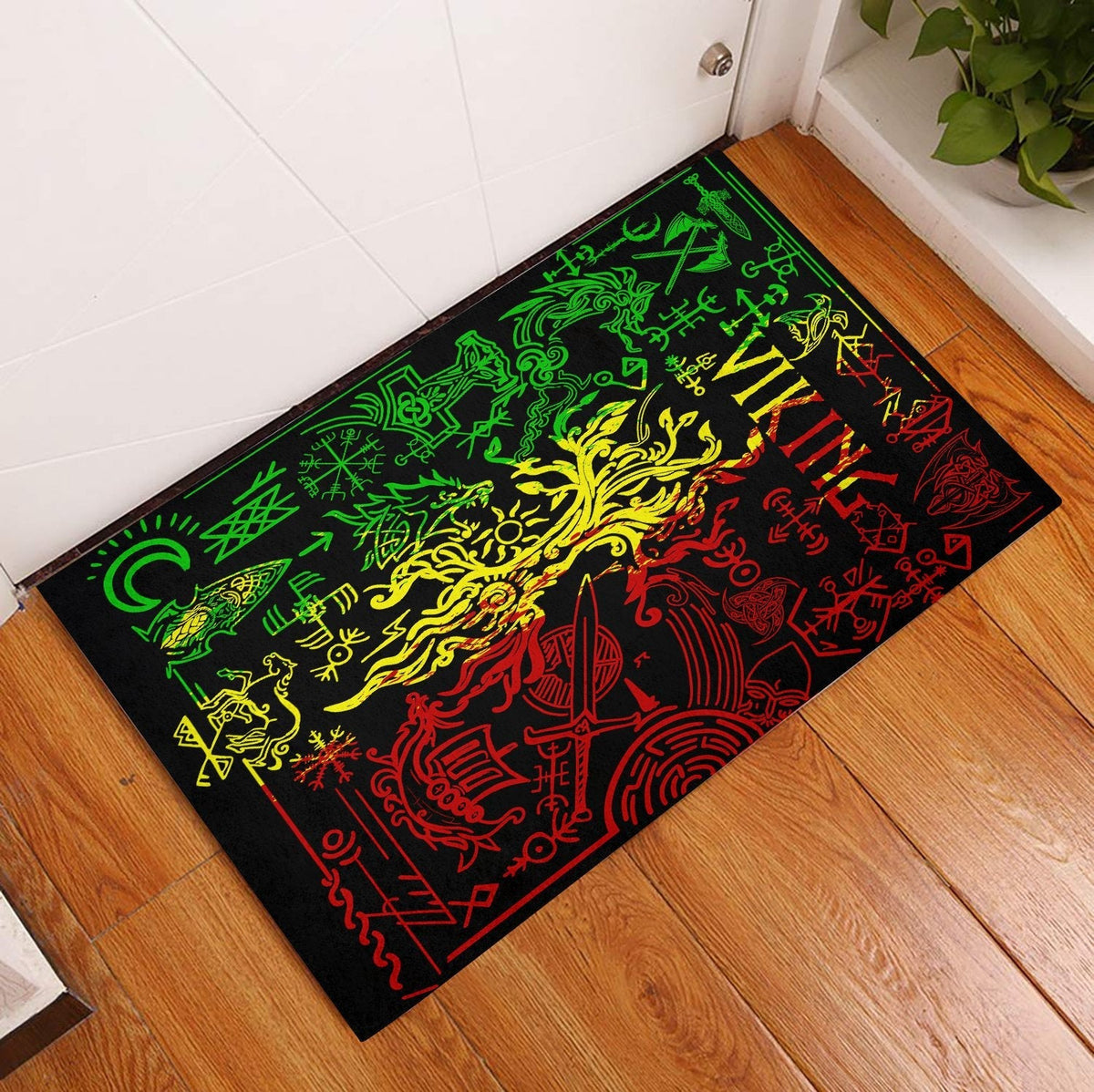viking-doormat-rubber-base-doormat-viking-symbol-reggae
